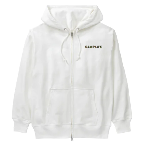 キャンプライフ Heavyweight Zip Hoodie