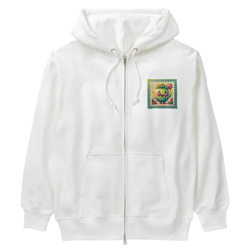 メロメロサボテン Heavyweight Zip Hoodie