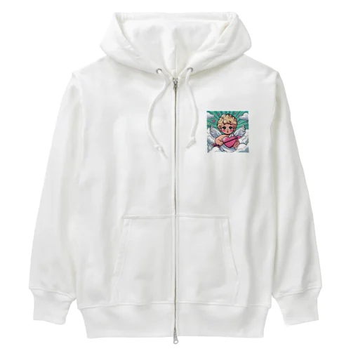 かわい天使 Heavyweight Zip Hoodie