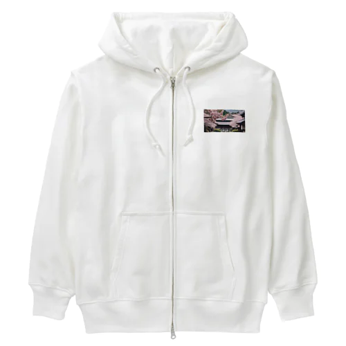 JAPAN SAKURA Heavyweight Zip Hoodie