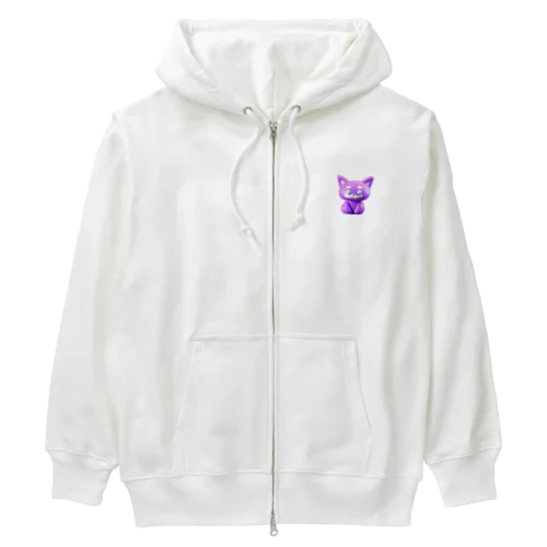 バイオレット　キャット Heavyweight Zip Hoodie