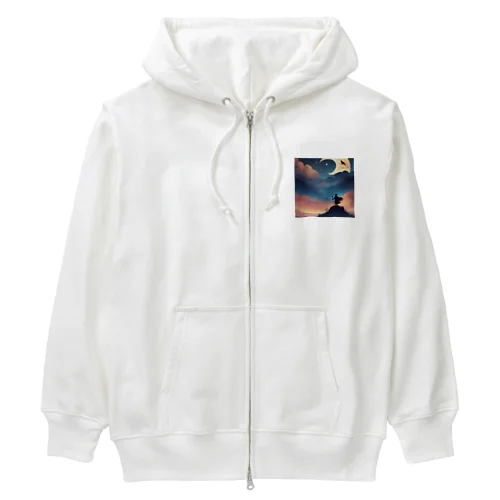 星の歌姫と失われた伝説 Heavyweight Zip Hoodie