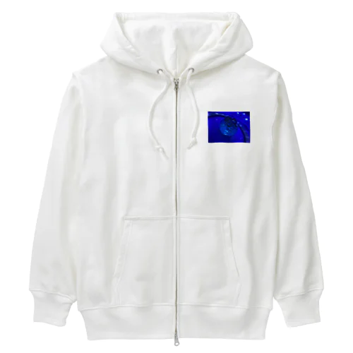 UVライト Heavyweight Zip Hoodie