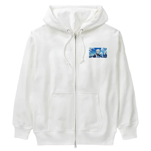 蒼海 翔太（Aomi Shota）　『ショタの蒼い夢: 翔太の世界観を感じる特別なコレクション』 Heavyweight Zip Hoodie