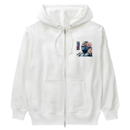 美肌ゴリラ Heavyweight Zip Hoodie