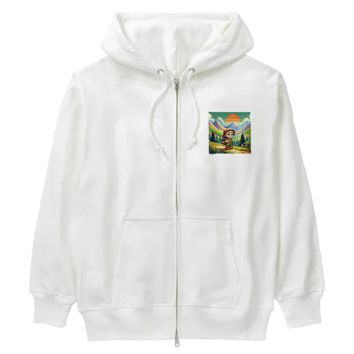 こども登山家 Heavyweight Zip Hoodie