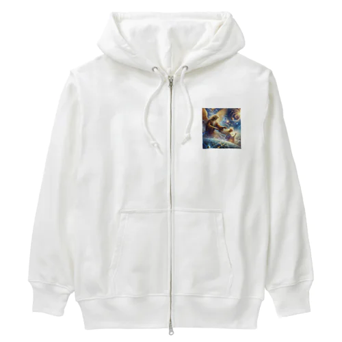 二人の天使 Heavyweight Zip Hoodie