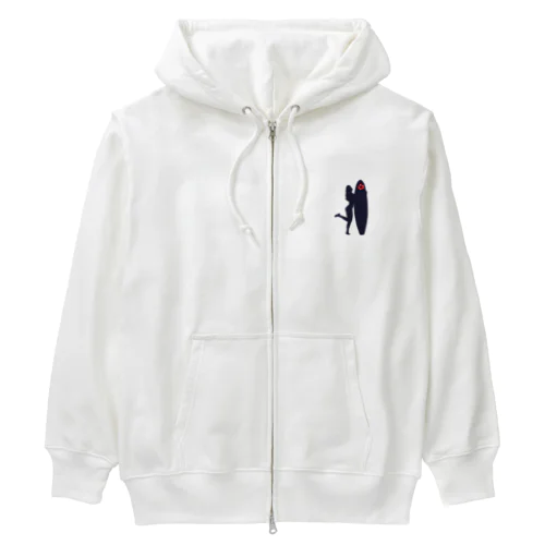 サーフガール Heavyweight Zip Hoodie