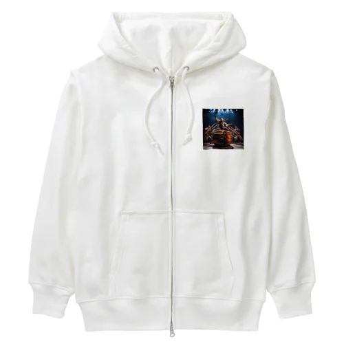 大太鼓の演奏　なでしこ1478 Heavyweight Zip Hoodie