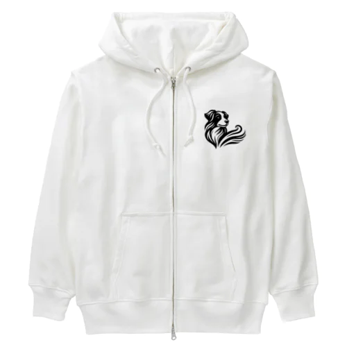 スタイリッシュドッグ Heavyweight Zip Hoodie