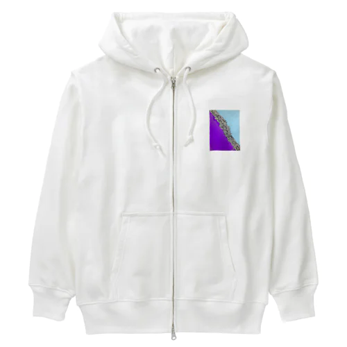 紫浄土 Heavyweight Zip Hoodie