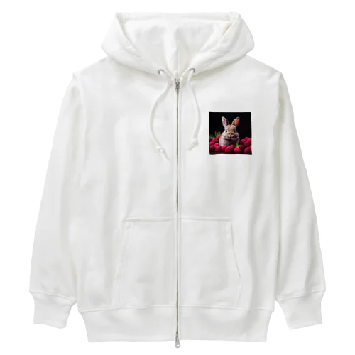 ラズベリーラビット Heavyweight Zip Hoodie