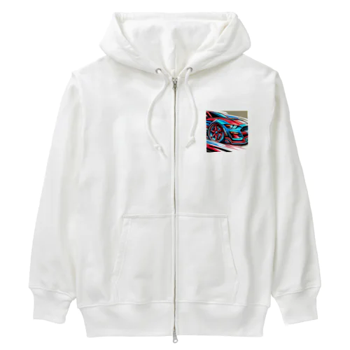 スピードの彩り Heavyweight Zip Hoodie