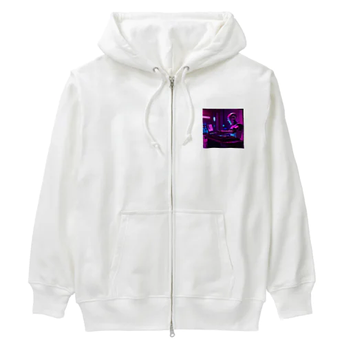 DJロボット2 Heavyweight Zip Hoodie