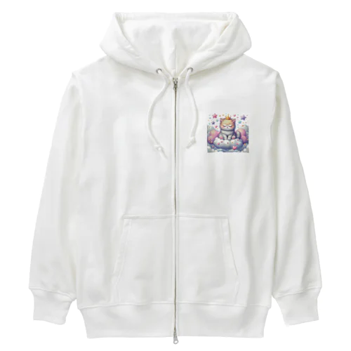 猫 Heavyweight Zip Hoodie