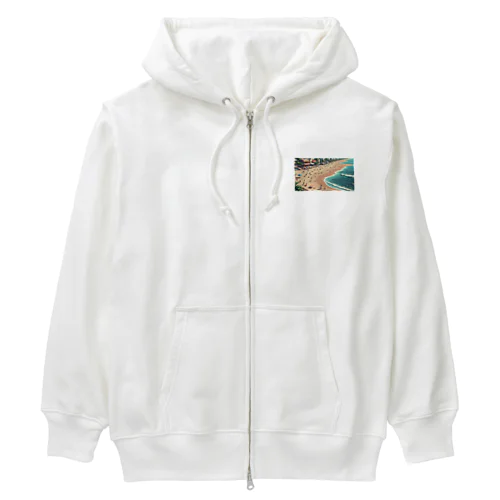 波の調べ Heavyweight Zip Hoodie