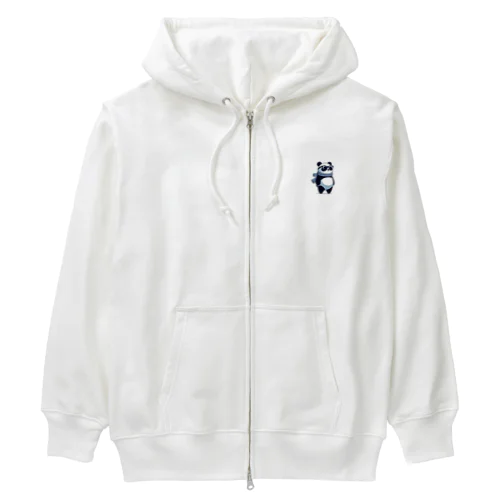 サングラス・パンダ Heavyweight Zip Hoodie