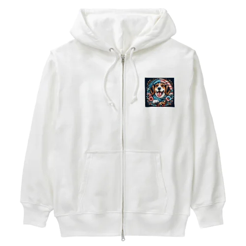 アメリカンな犬 Heavyweight Zip Hoodie