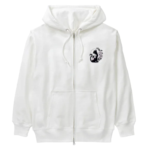 微かに残された色彩 Heavyweight Zip Hoodie