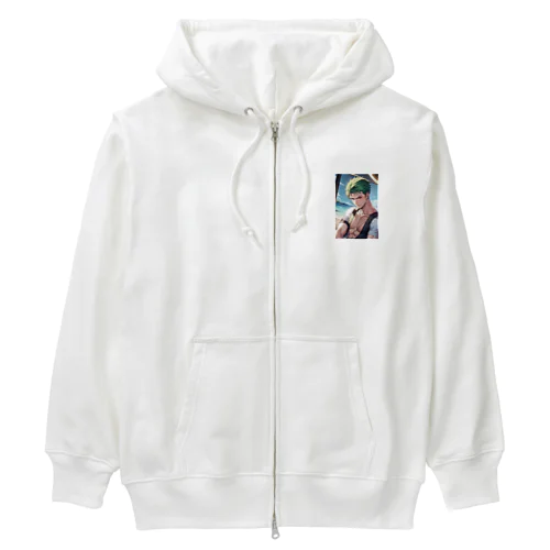 ゾロ風 Heavyweight Zip Hoodie