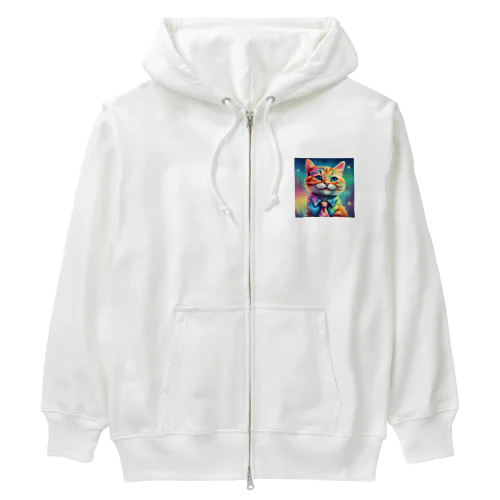 虹にゃん🌈 Heavyweight Zip Hoodie