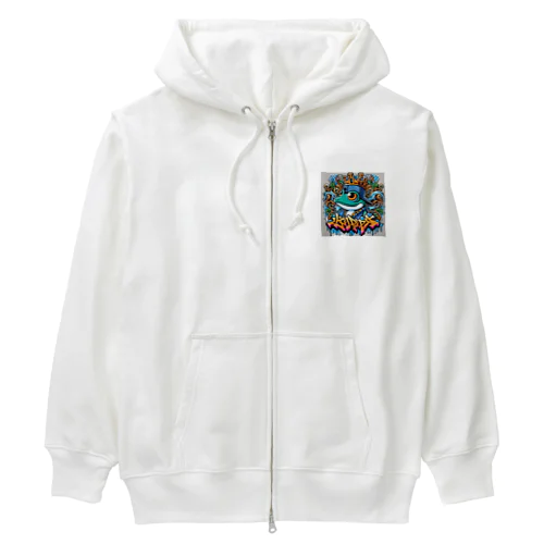 妖怪シリーズ　河童 Heavyweight Zip Hoodie