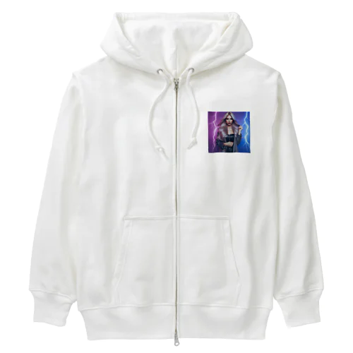 ライジングガール Heavyweight Zip Hoodie