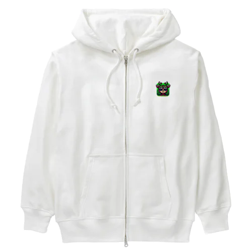 不気味で可愛いトナカイ001 Heavyweight Zip Hoodie