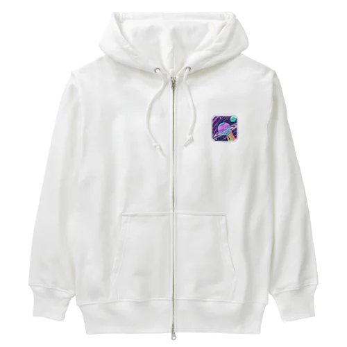 新たな銀河を探索せよ Heavyweight Zip Hoodie