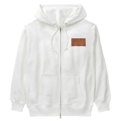 オンリーワンデザインレンガ柄 Heavyweight Zip Hoodie