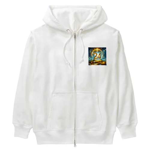 財を成す数字最強！ Heavyweight Zip Hoodie