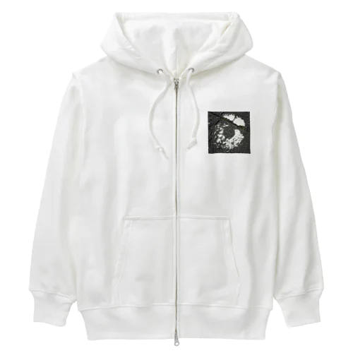 ふかふかの丸いアスファルト Heavyweight Zip Hoodie