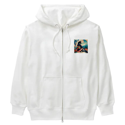 うきよ犬4 Heavyweight Zip Hoodie