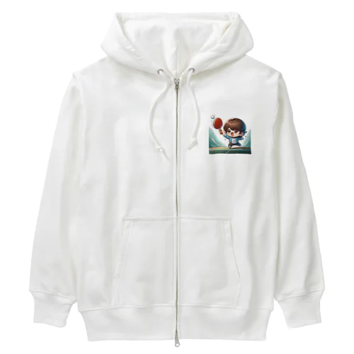 卓球小僧 Heavyweight Zip Hoodie