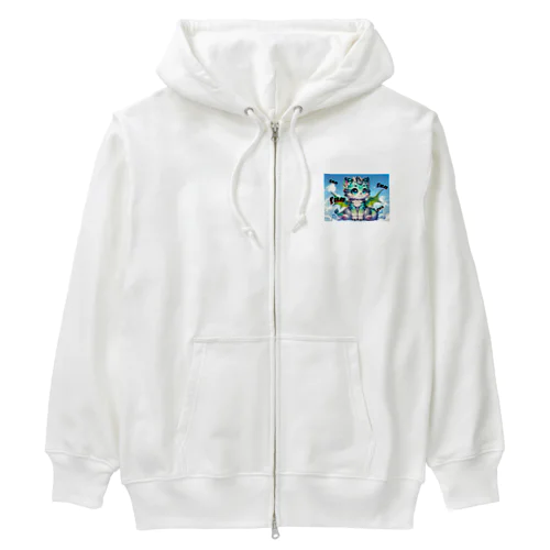 グリーンドラニャン  Heavyweight Zip Hoodie