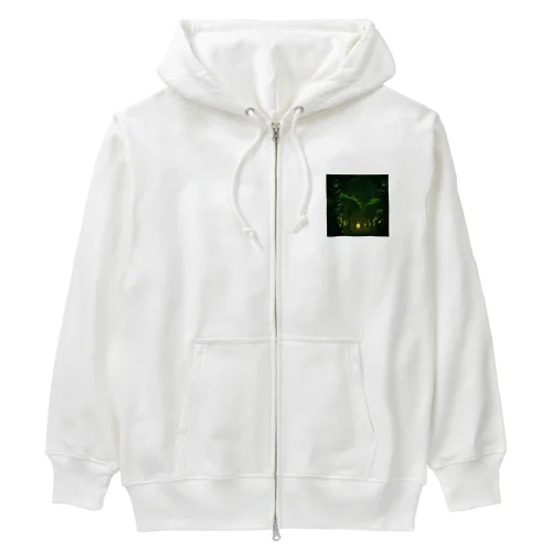 異世界へと続く森 Heavyweight Zip Hoodie