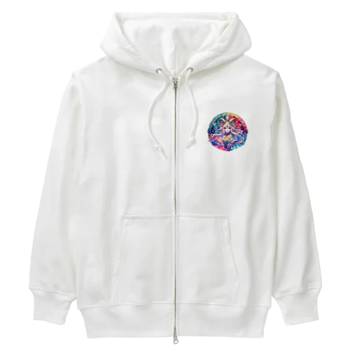 牧神パーンに奉献する清廉な山羊姫🐐 Heavyweight Zip Hoodie