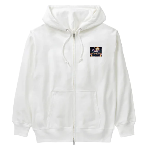 デジタル・クロノス・ユニコーン。 Heavyweight Zip Hoodie