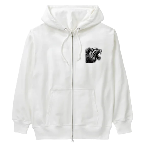 虎 Heavyweight Zip Hoodie