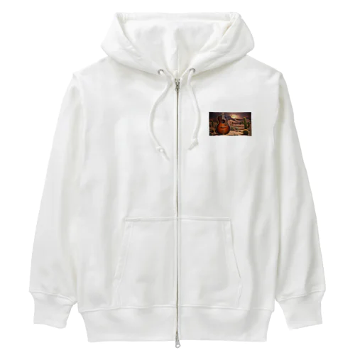 サボテンギター Heavyweight Zip Hoodie