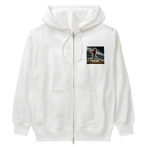 野球 Heavyweight Zip Hoodie