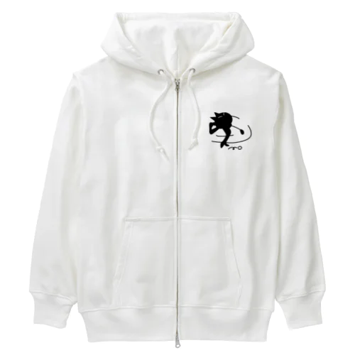 ゴルフ猫 Heavyweight Zip Hoodie