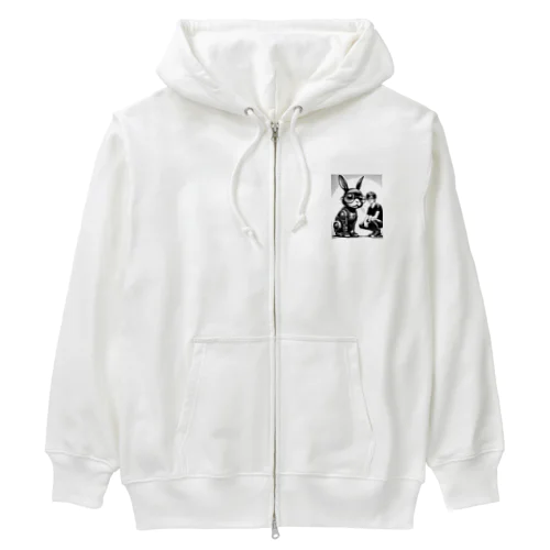 僕はペット Heavyweight Zip Hoodie