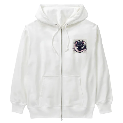 月猫ミュウミュウ Heavyweight Zip Hoodie