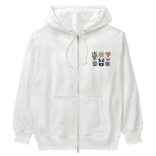 かわいいデザイン　人気アイテム Heavyweight Zip Hoodie