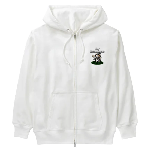 ネクロマンサーのネコさん Heavyweight Zip Hoodie