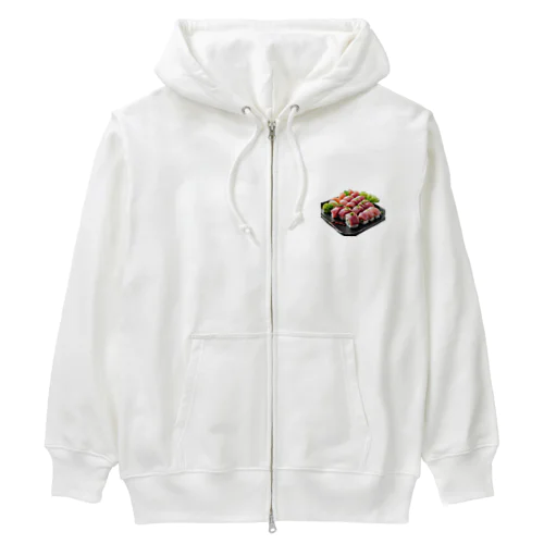 ジャパニーズマグロ寿司 Heavyweight Zip Hoodie