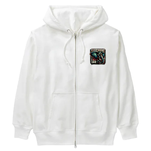 エレファントファイヤー Heavyweight Zip Hoodie