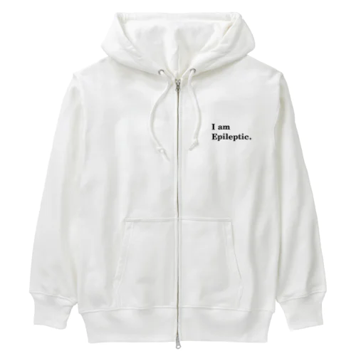 私はてんかんです。これは冗談ではありません。 Heavyweight Zip Hoodie