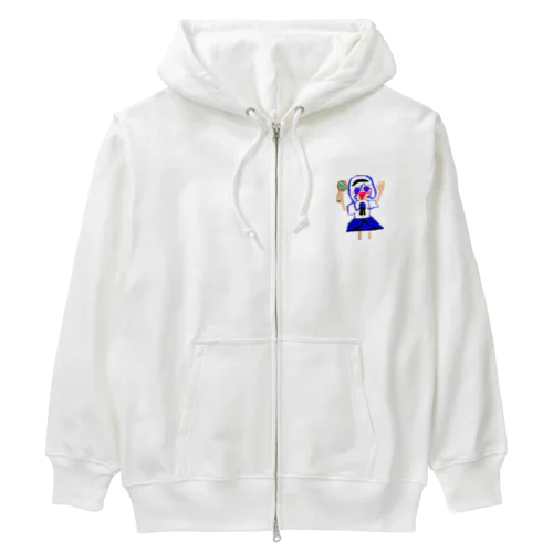 モブがあらわれたちゃん Heavyweight Zip Hoodie